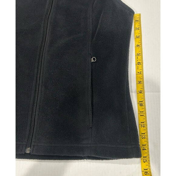 Columbia Vest Women’s Size S Color Black Full Zip Fleece - Picture 7 of 9